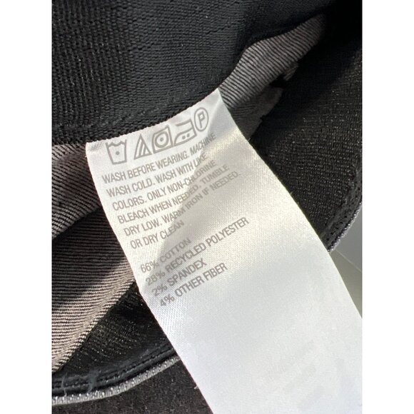 Wynne Denim Performance Stretch Seamed Soft Flare Leg Jeans Size 16 Black NEW - Picture 4 of 7